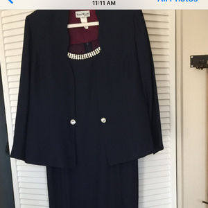 Evening gown with jacket